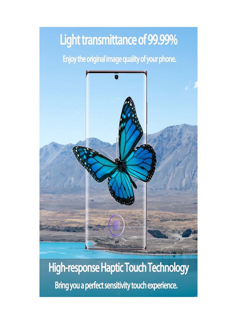 SYOSI [3+3 Pack] for Samsung Galaxy S22 Ultra 5G Screen Protector [Not Glass], 3Pcs Flexible TPU Film with 3PcsTempered Glass Camera Lens Protector, Fingerprint Compatible, Galaxy S22 Ultra Protector - Image 2