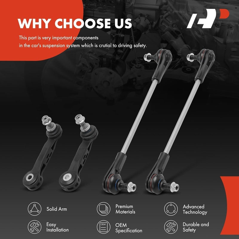 A-Premium Sway Bar Link Kit for BMW and Mini Cooper - Image 5