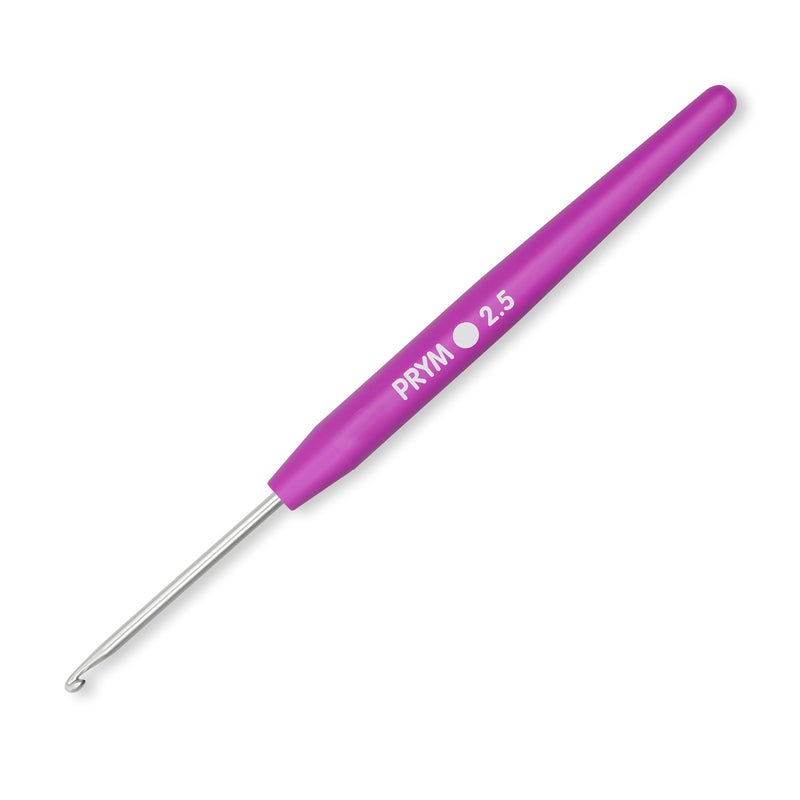 Prym Soft Grip Aluminum Crochet Hook Set, 2-6mm - Image 3