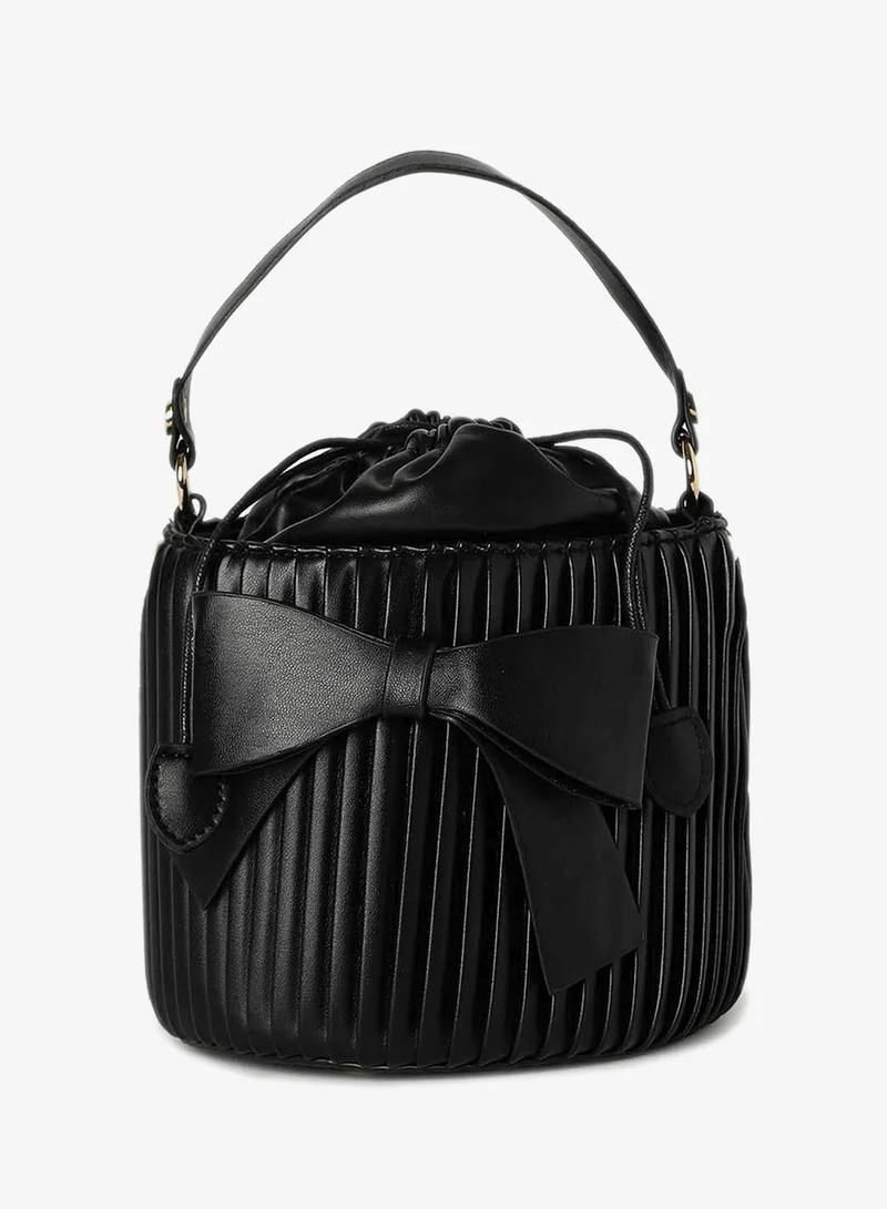 Haute Sauce Charcoal Black Bucket Bag