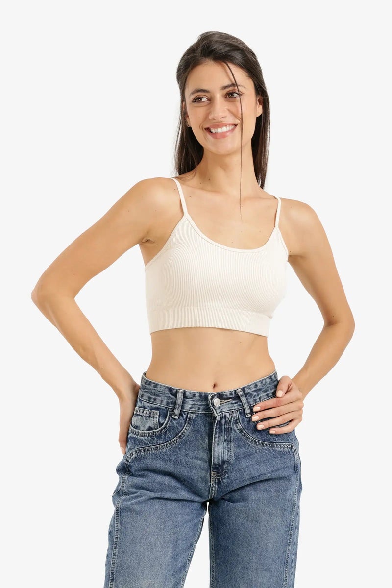 Carina Plunge Round Neck Soft Bra - Image 1