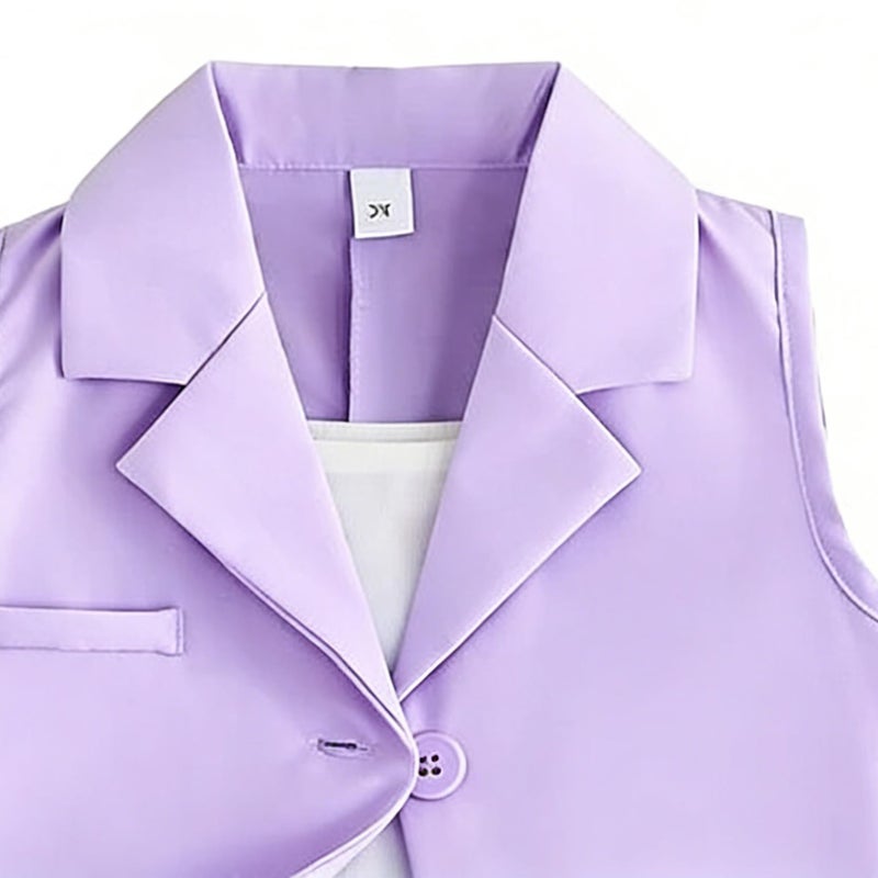 ChicPoint 3 Pcs 2-7years Girls Dress Suit - Image 2