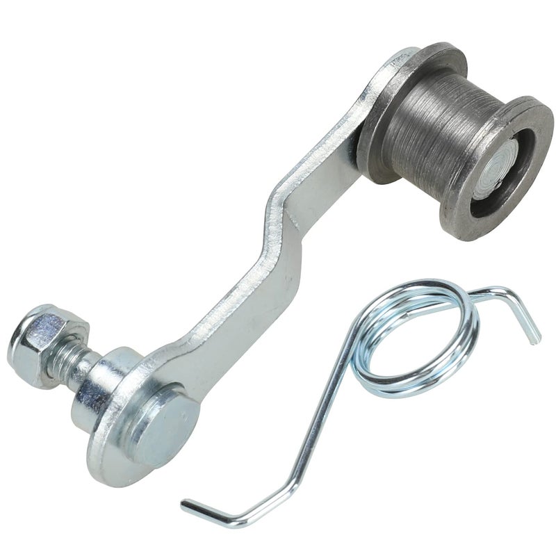 GREHUA Chain Adjuster Tensioner with Roller Spring for Razor E300 Series E300S E325 E325S Version 36+ Electric Scooter Heavy Duty Parts Silver Compatible with W13113640079