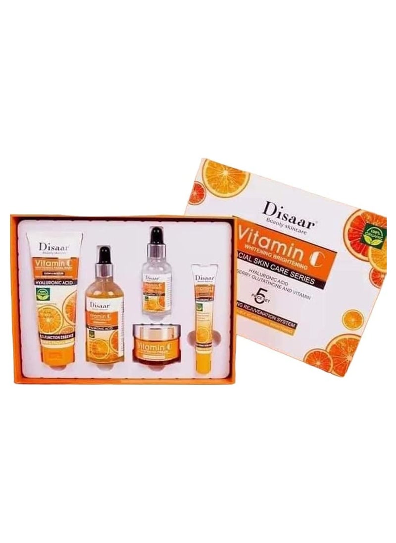 Disaar Disaar Vitamin C whitening brightening Facail skin care series 5 Piece set  - Image 2
