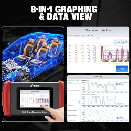 XTOOL IP608 OBD2 Scanner Diagnostic Tool, Full Systems Car Scanner with 30+ Services, Android 10.0, CAN FD Fast Scanner for Car, ABS Bleeding, EPB, SAS, BMS, Throttle Relearn, TPMS Reset, WiFi Update - Image 2