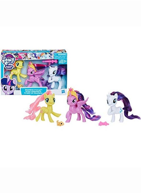 Toy Twilight Sparkle Rarity & Fluttershy 3Pack Intro To Friendship Is Magic Ages 3 And Up