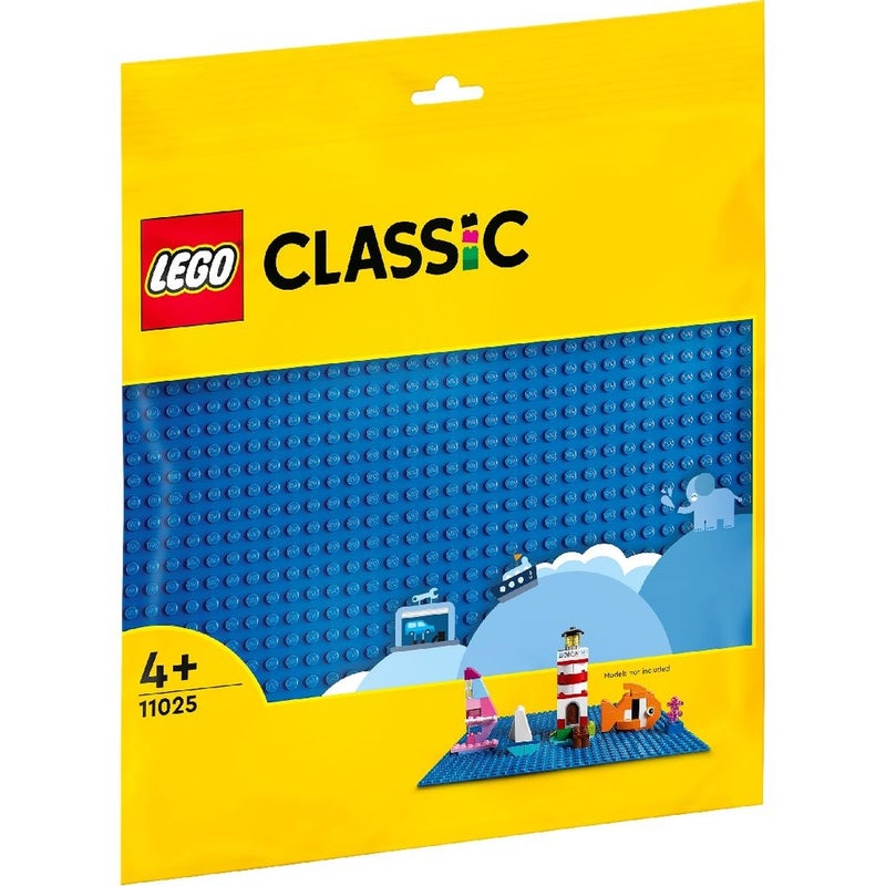 LEGO - Classic Blue Construction Plate - 11025 - Image 1