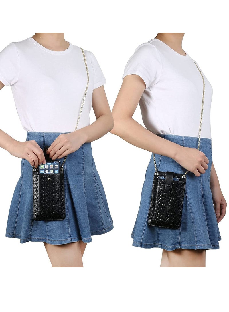 SYOSI Handbags Cell Phone Purse Wallet Small Crossbody Bags Mini Shoulder Bag with Card Slot for iPhone 13 Pro for Max Galaxy S22 Ultra  - Image 3