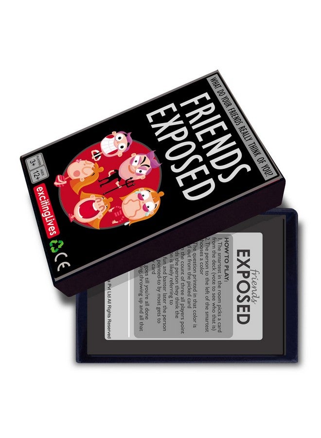 exciting Lives لعبة الأصدقاء المثيرة - لعبة بطاقات الحفلات المكشوفة للبالغين والمراهقين - لعبة 'من الأكثر احتمالاً' - اكتشف ما يفكر فيه أصدقاؤك حقًا عنك! حفلة عيد الميلاد، تجمع للمتعة - Image 3