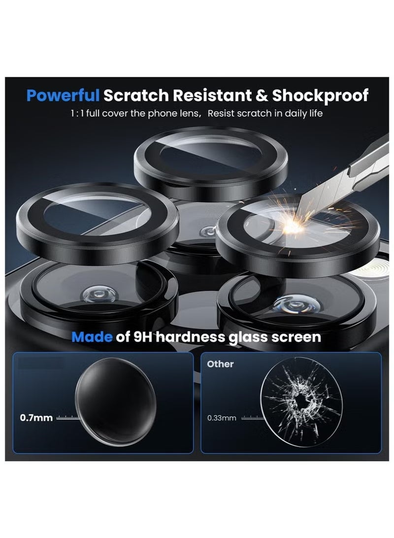 Anti-Scratch Tempered Glass Camera Protector for iPhone 16 Pro / 16 Pro Max  - Image 3