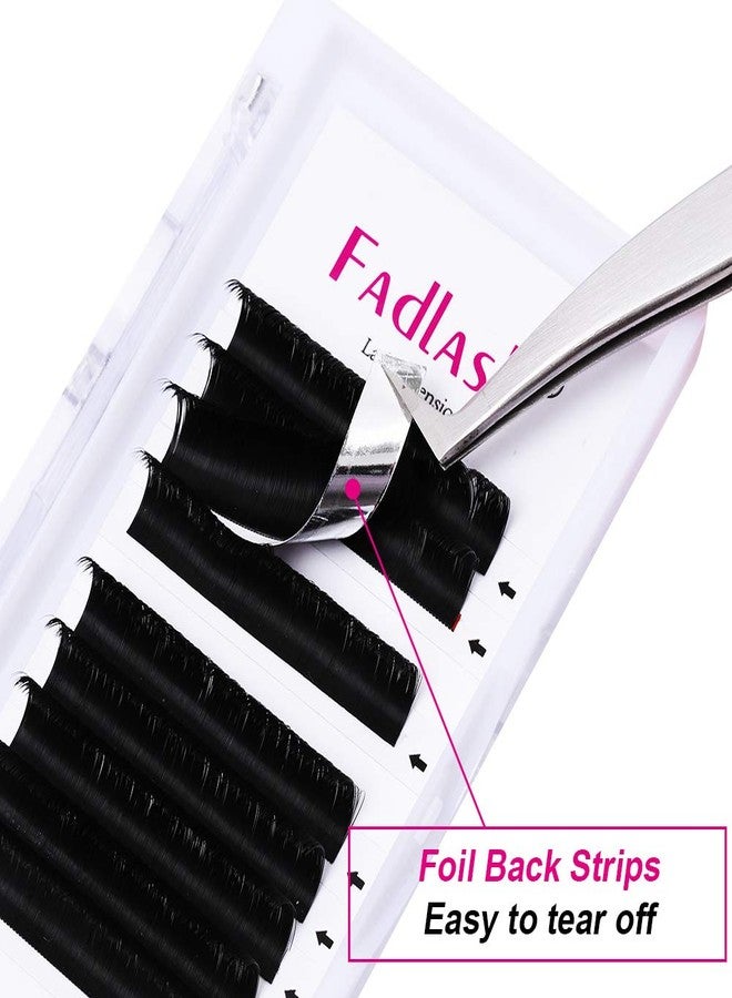 FADLASH Lash Extensions C Curl 0.07 16mm Self Fanning Lashes Black Easy Fans Eyelash Extensions Supplies (0.07-C, 16mm) - Image 3