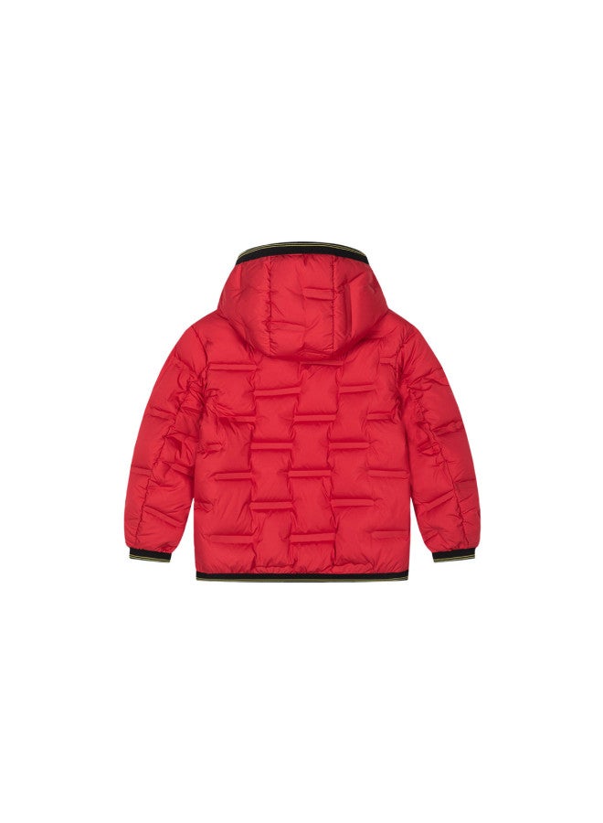 Hush Puppies Parent-child Thick Down Jacket Winter Warm School Uniform Essential Boys' Comfort Fleece Mountaineering Outdoor Sports Down Chinese New Year Outfit - Image 3