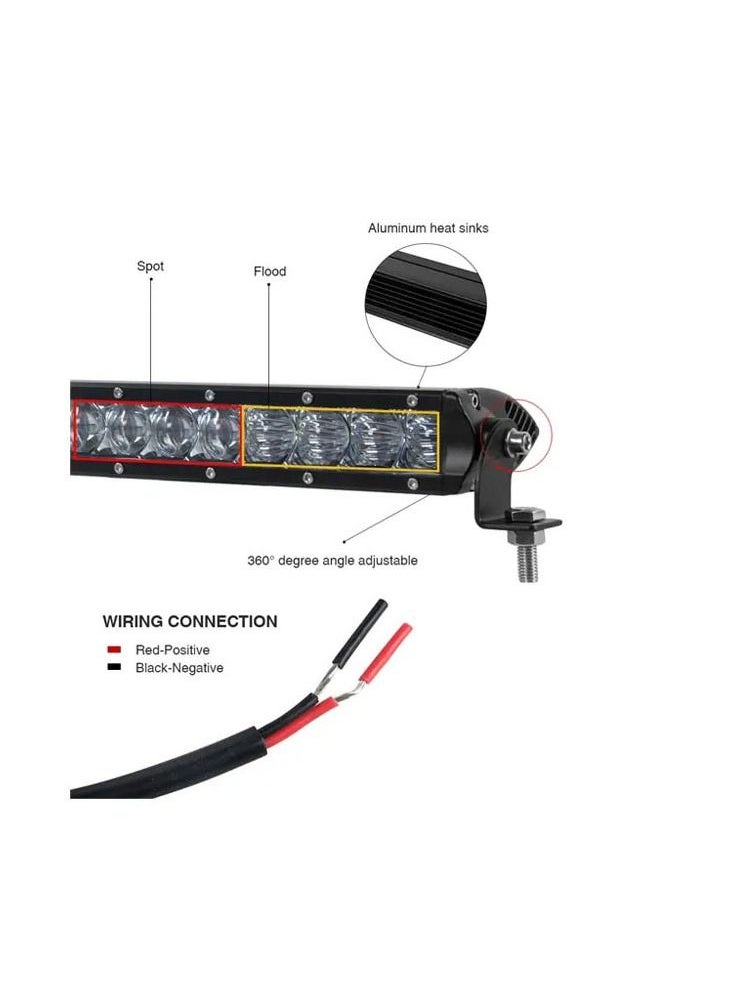 Generic - TG 6D 400W 42 Inches Bar Light, IP68 Waterproof Rating, CREE Light Source with 12000LM Lumens - Image 1