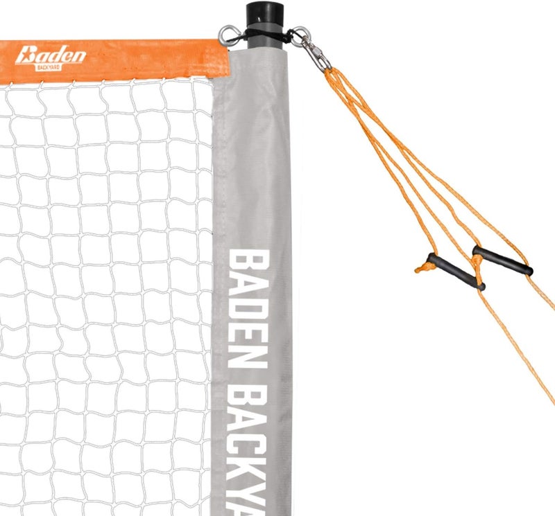 Baden Champions Portable Badminton Set Regulation Net, 4 Racquets, 3 Shuttlecocks, Boundary & Carry Bag Ideal for Backyard Fun with Friends and Family from Kids to Adults - Image 2