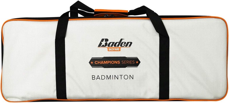 Baden Champions Portable Badminton Set Regulation Net, 4 Racquets, 3 Shuttlecocks, Boundary & Carry Bag Ideal for Backyard Fun with Friends and Family from Kids to Adults - Image 4