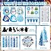 Vanblue 218pcs Winter Christmas Party Favors Stationery Set for Kids Winter Polar Animal Party Supplies Exchange Gifts Class Reward for Classroom Students Gift Christmas Stocking Stuffers for Kids - Image 4