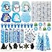 Vanblue 218pcs Winter Christmas Party Favors Stationery Set for Kids Winter Polar Animal Party Supplies Exchange Gifts Class Reward for Classroom Students Gift Christmas Stocking Stuffers for Kids - Image 2