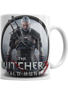 Print Shop Witcher 3 Geralt Wild Hunt T-Shirt Mug Porcelain