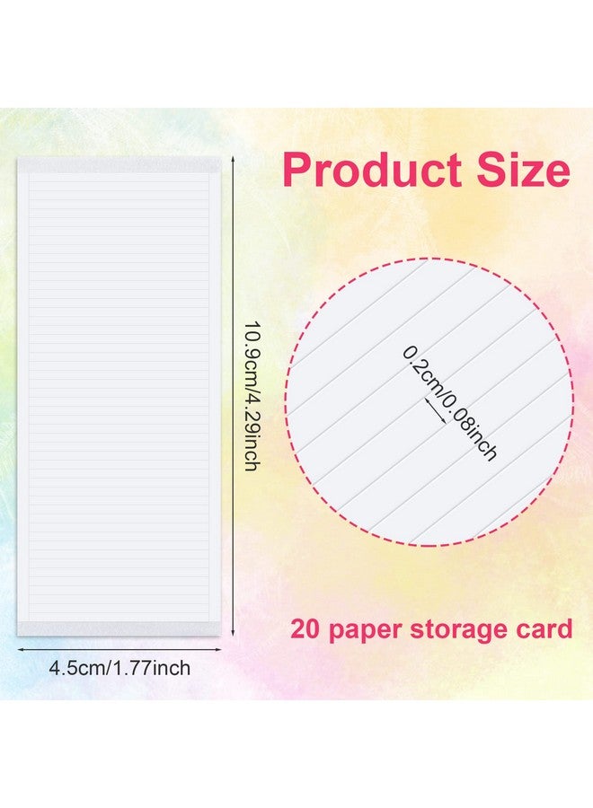 OIIKI False Eyelash Fans Paper Tape 1000Pcs, Double Sided Adhesive Eyelash Fan Tape Holder Sticky Lash Strip, Eyelash Extensions Storage Tape Fast Fan Tapes - Image 3