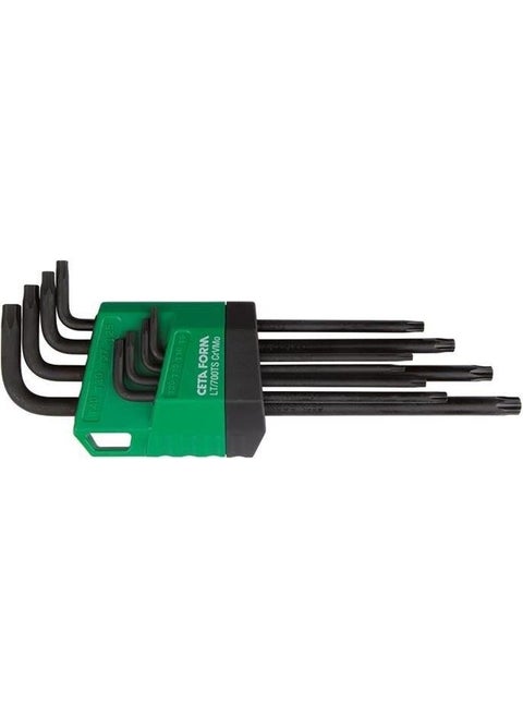 Form LT/700IPR 5 Corner Hole Torx L Key Set Long Type 8 Pieces