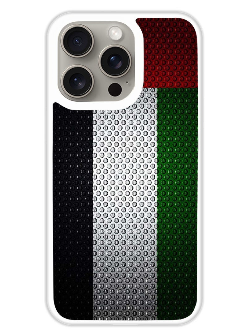 Theodor Protective Case Cover For APPLE IPHONE 15 Pro Max UAE (White Bumper) - Image 1