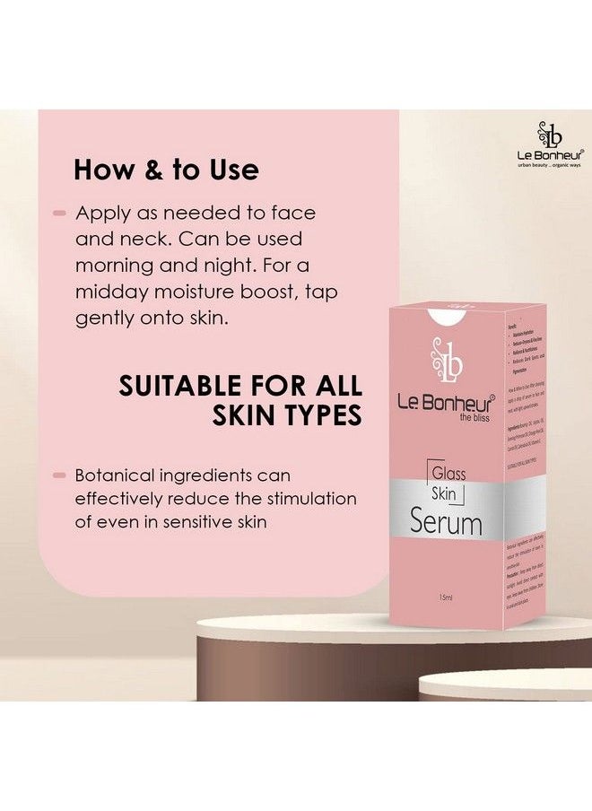 Le Bonheur.. - Le Bonheur Glass Skin Serum Serum To Reduces Dark Spots And Pigmentation (15 Ml) - Image 1
