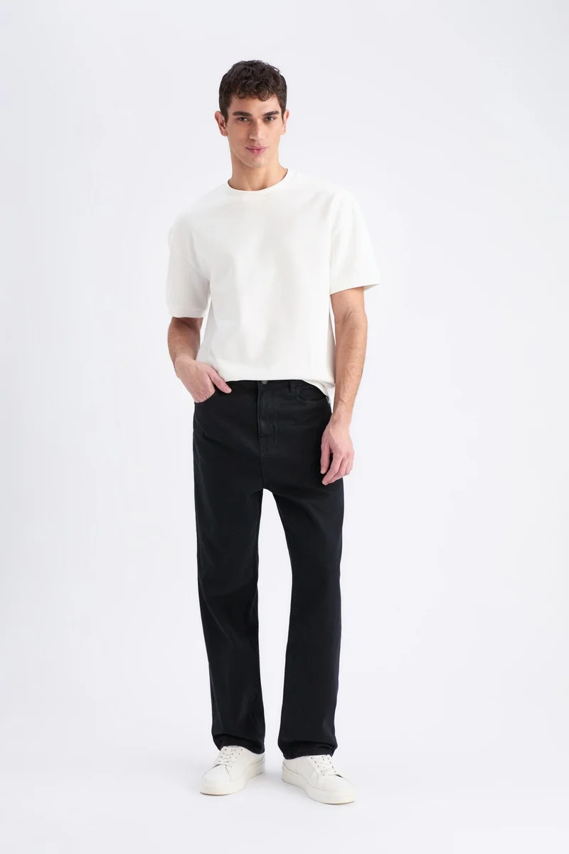 Defacto  Baggy Fit Wide Leg Jeans for Men | Best Price UAE