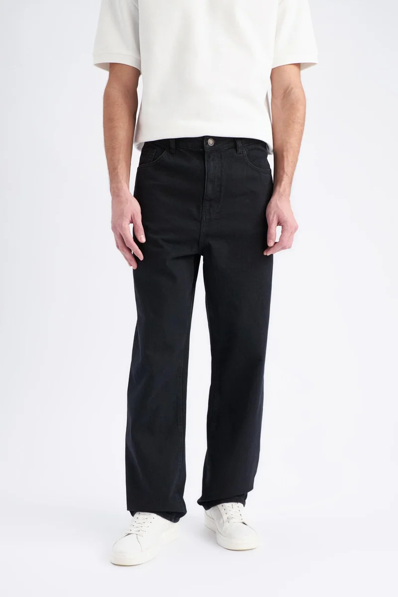 Defacto  Baggy Fit Wide Leg Jeans for Men | Best Price UAE