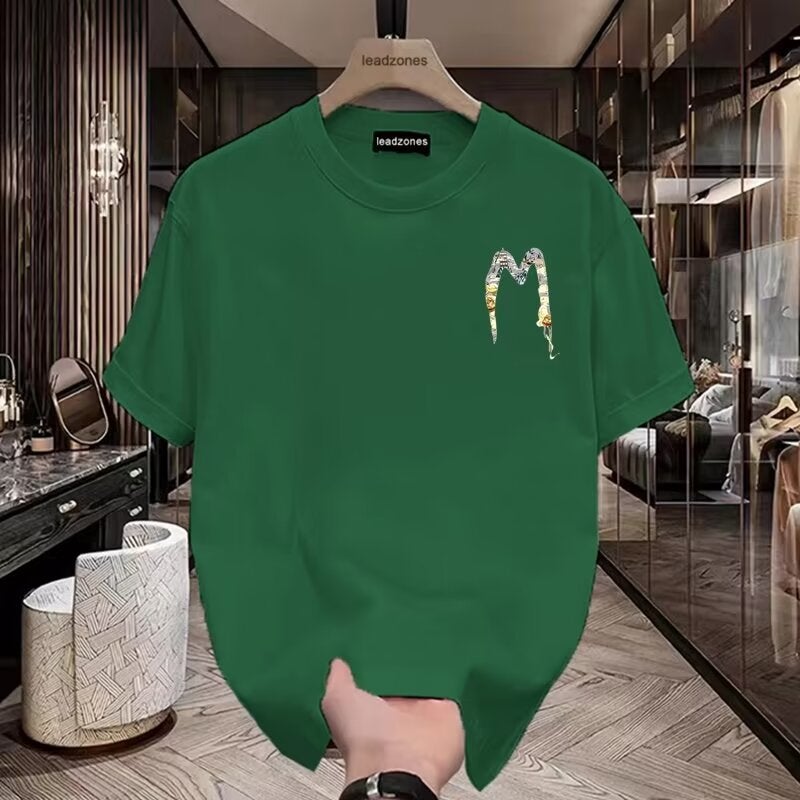 Korean Style 2024 Casual Short-Sleeved T-Shirt Men'S Trendy Half-Sleeved Top Hong Kong Style Loose Trendy Brand T-Shirt - Image 5