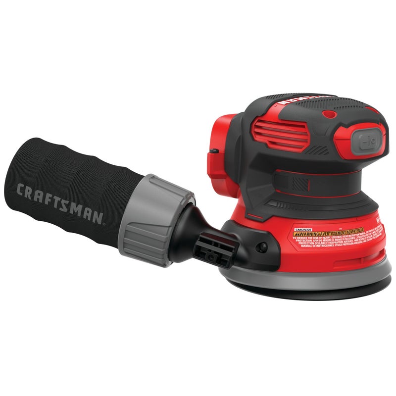 CRAFTSMAN V20 Orbital Sander, Cordless, 12,000 OPM, Bare Tool Only (CMCW220B) - Image 1