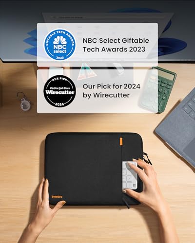 Tomtoc حافظة لابتوب tomtoc 360 الواقية مقاس 13.5-14.4 بوصة لجهاز Surface Laptop Studio 6543 وSurface Book حافظة لابتوب مقاومة للماء لجهاز Acer Aspire Swift 14 وASUS Vivobook Zenbook 14 وJumper EZbook X3 - Image 3