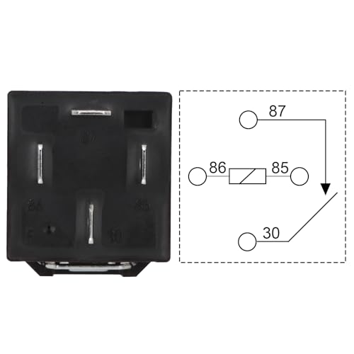 Weasch 2 Pack JD1912 Car Relay, 12V 40A, 4 Pins SPST, Automotive Switches and Starters, Waterproof Relay for Boat Tractor Truck Motorcycle (2) - Image 5