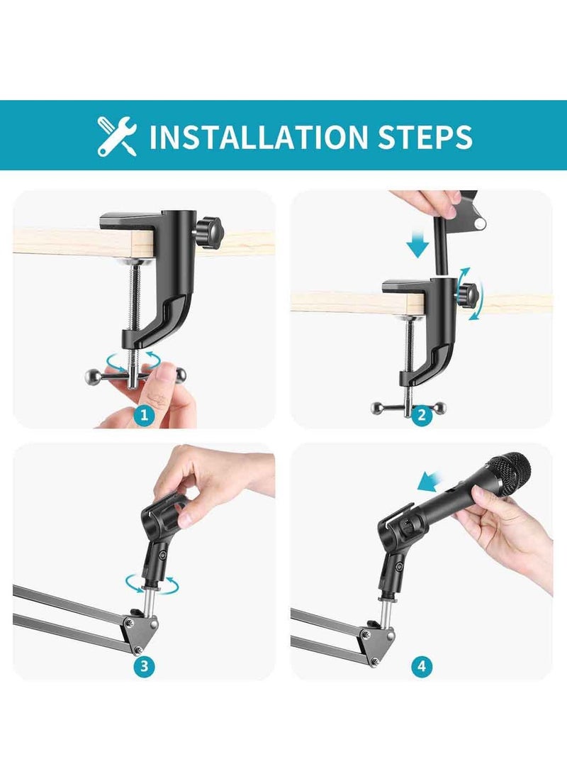 Extendable Recording Microphone Stand Holder - Image 3
