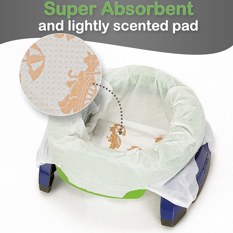 Kalencom Potette Plus Potty Seat Liners with Magic Disappearing Ink Value Box - 90 Liners - Image 2