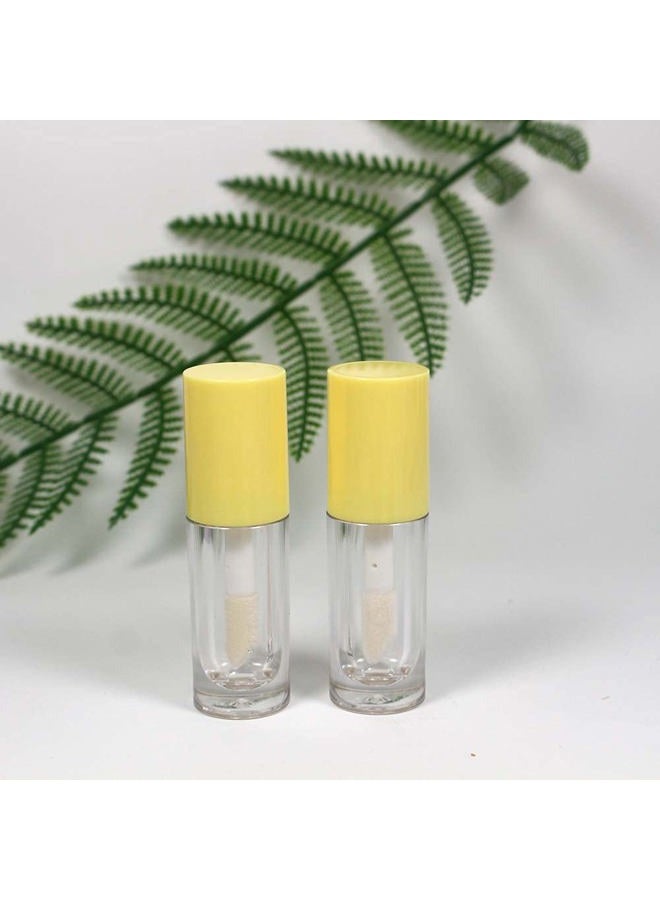 COSIDEA 14pcs Empty 6ml big brush lip gloss tubes for DIY lip gloss,yellow lipgloss containers - Image 3