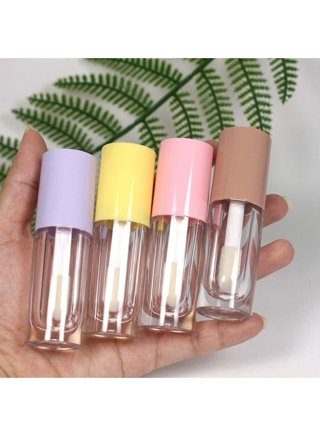 COSIDEA 14pcs Empty 6ml big brush lip gloss tubes for DIY lip gloss,yellow lipgloss containers - Image 5