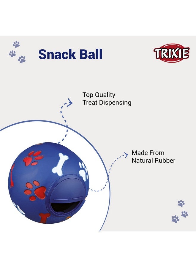 تريكسي لعبة كرة الوجبات الخفيفة التفاعلية للكلاب، 14 حجرة للمكافآت، صعوبة قابلة للتعديل - إشراك، ترفيه، تخفيف الملل، قطر 11 سم، قد يختلف اللون - Image 2