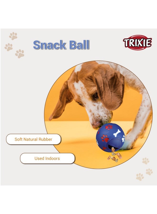 تريكسي لعبة كرة الوجبات الخفيفة التفاعلية للكلاب، 14 حجرة للمكافآت، صعوبة قابلة للتعديل - إشراك، ترفيه، تخفيف الملل، قطر 11 سم، قد يختلف اللون - Image 5