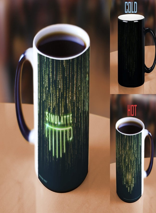 Morphing Mugs The Matrix Resurrections - Simulatte - Simulation - Awaken - One 11 oz Color Changing Ceramic Mug - Image Revealed When HOT Liquid Is Added! - Image 3
