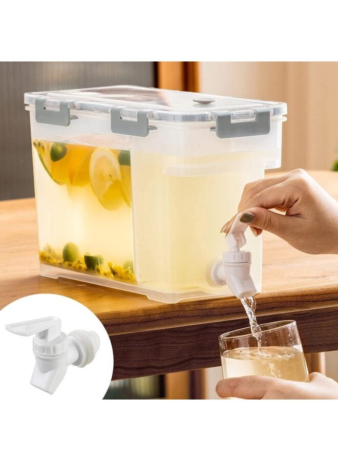 LAMAY Two-piece juice jug/water pitcher set with tap - multi-functional beverage dispenser for juice, tea, etc. | Suitable for parties, picnics, camping, and home use. - Image 1