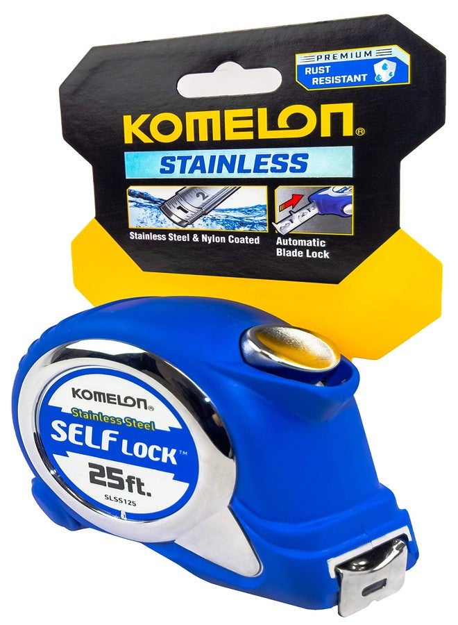 Komelon SLSS125; 25' x 1" Stainless Steel Self-Locking Tape Measure - Image 4