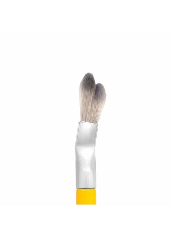 Bdellium Tools Professional Makeup Brush - Studio Series 952 Small Rounded Double Dome Blender - With Soft Synthetic Fibers, For Application & Blending (Yellow, 1pc) - Image 5