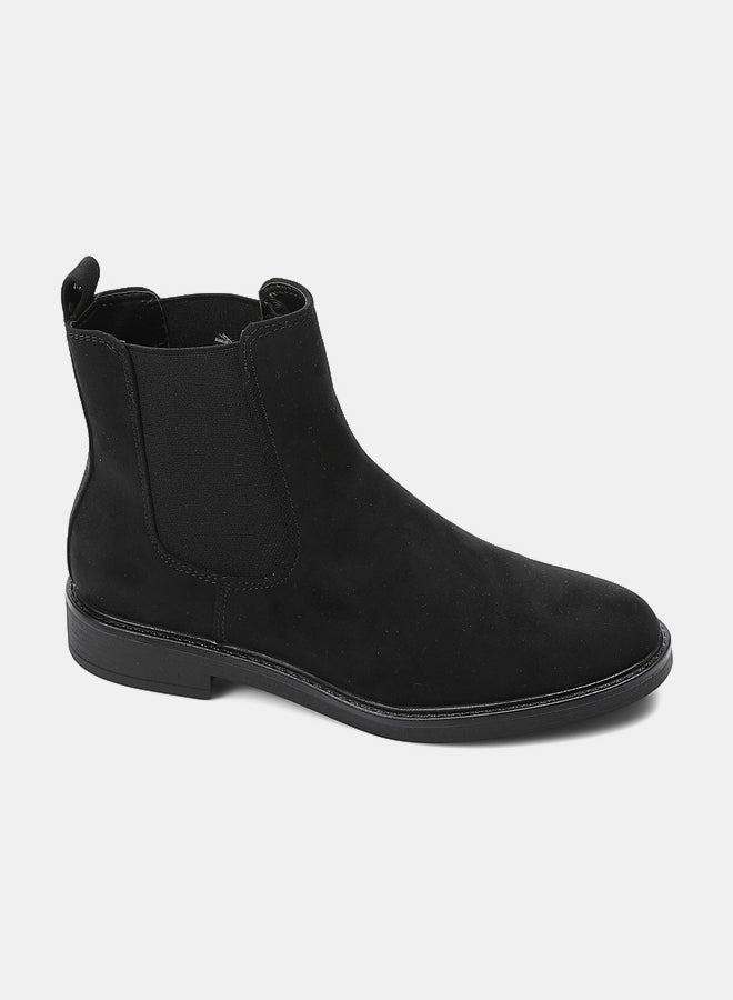 Dejavu Shoes GPS-DVTX-005 Slip On Suede Ankle Boots For Women - Image 2