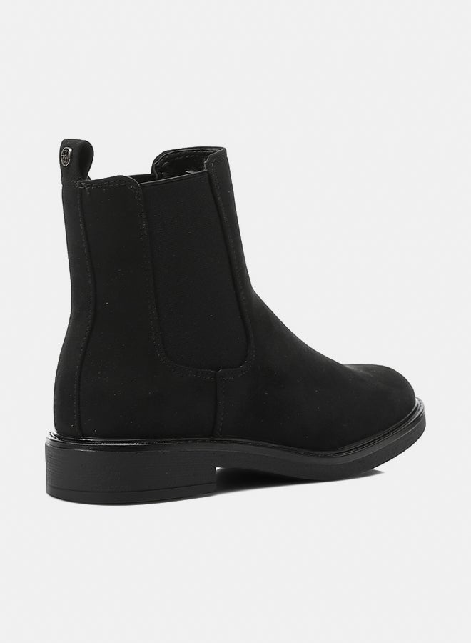 Dejavu Shoes GPS-DVTX-005 Slip On Suede Ankle Boots For Women - Image 3