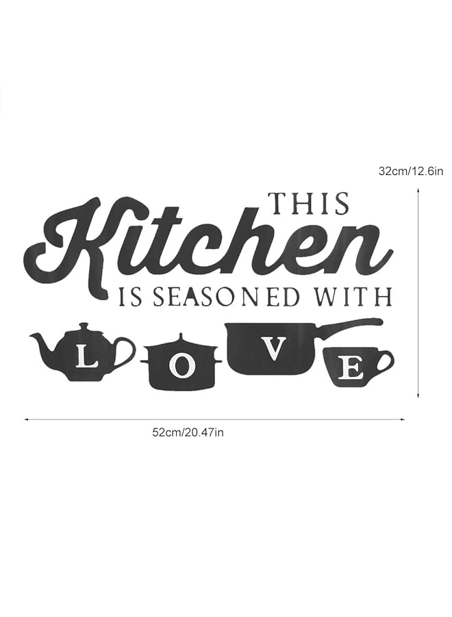 إيروريكس ملصق حائط قابل للإزالة من مادة البولي فينيل كلوريد، ملصق حائط قابل للإزالة، رسوم متحركة، صحي بيئي لأبواب المطبخ - Image 3