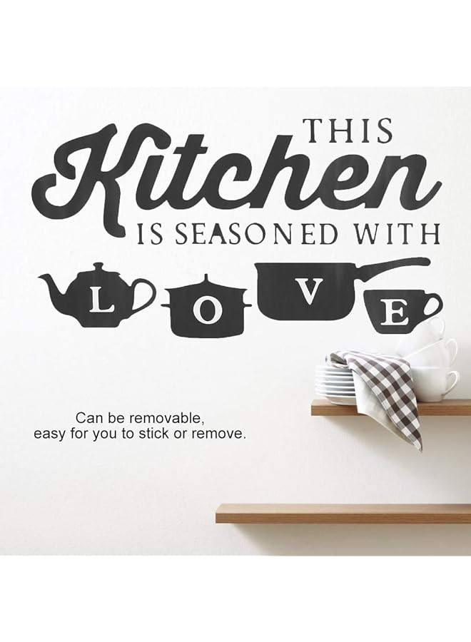 إيروريكس ملصق حائط قابل للإزالة من مادة البولي فينيل كلوريد، ملصق حائط قابل للإزالة، رسوم متحركة، صحي بيئي لأبواب المطبخ - Image 4