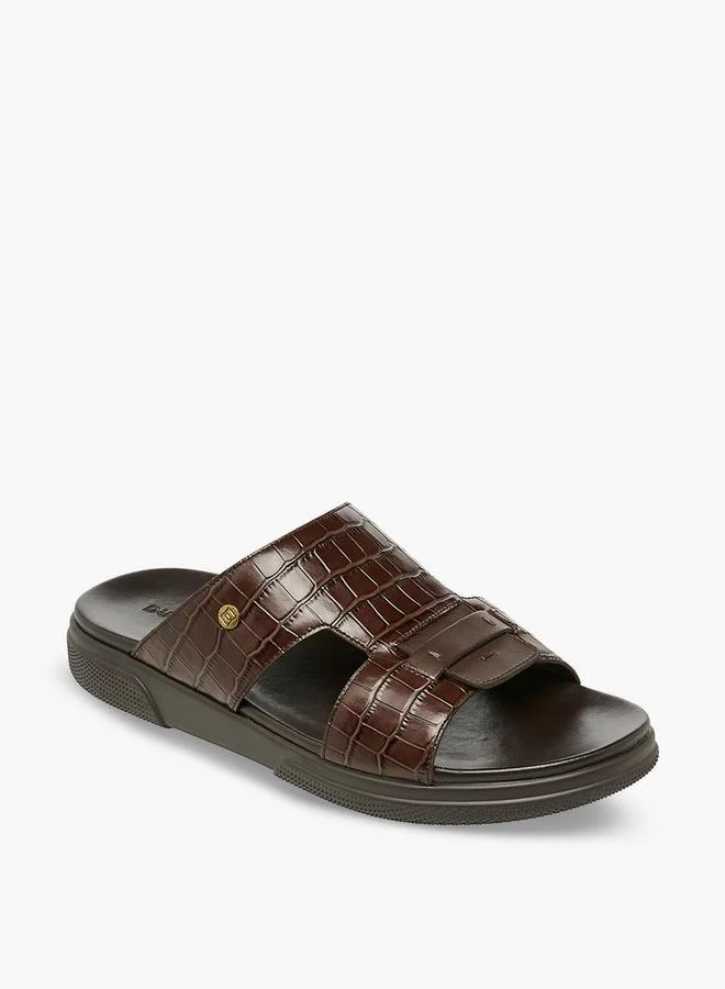 DUCHINI Men Leather Comfort Sandals