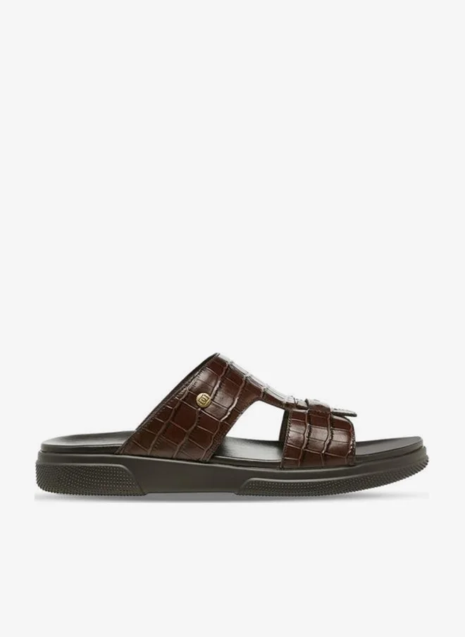 DUCHINI Men Leather Comfort Sandals