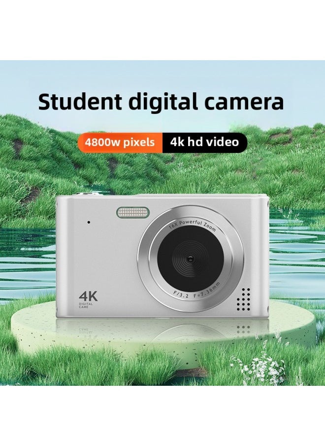 Generic Student Digital Ccd Camera Campus Shooting Olvg Portable Travel Entry-level Affordable Camera-Body Color:Green  - Image 2