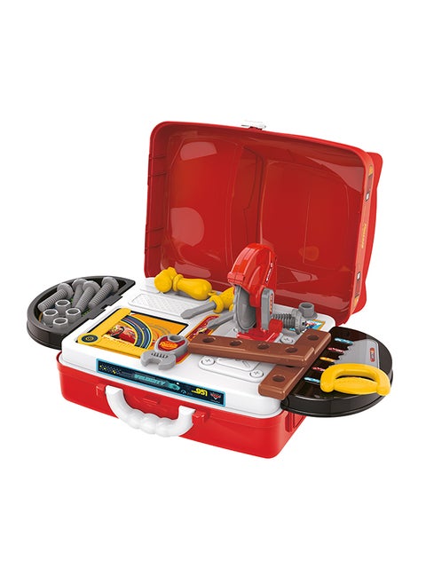Cook And Store Set of 2 Rectangle with Red Lid 1.2+2.5L